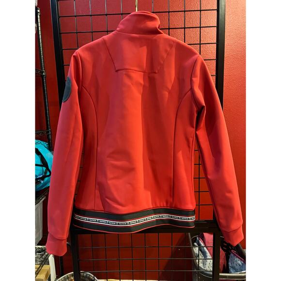 Morzine Vestrum Women’s Jacket Small Red Logo Zip Up Equestrian New No Tags - Picture 3 of 7